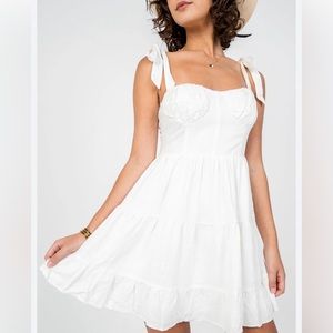 White Mini Lena Dress